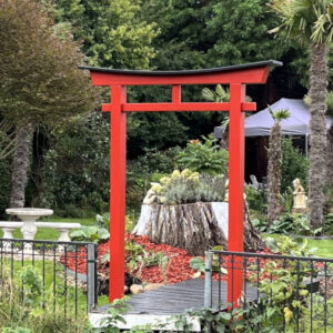 Handgefertigtes Torii 056 Heian aus Holz, japanisches Tor